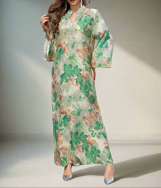 Caftan Green Leaves