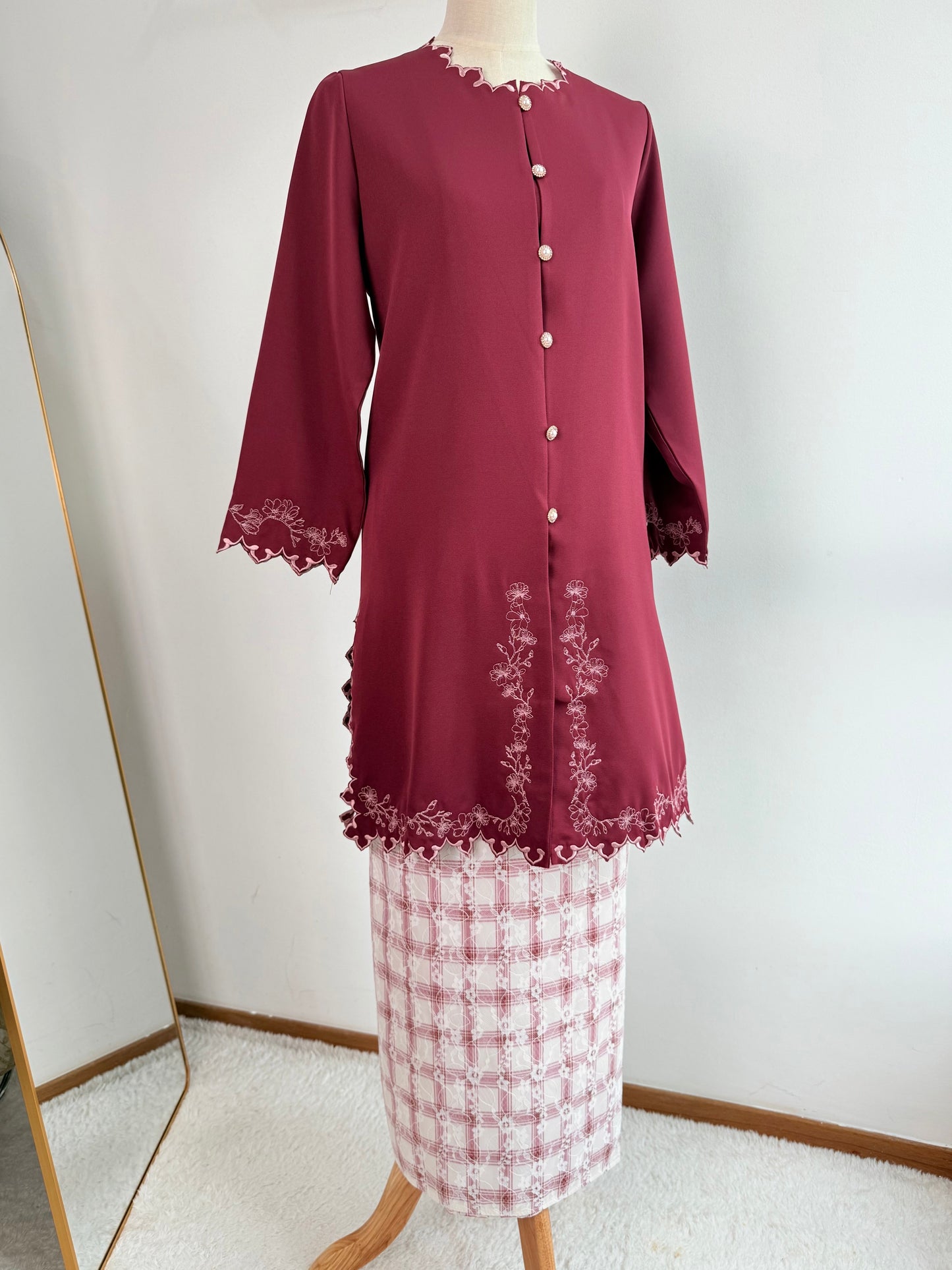 Kurung Sulam Sephia