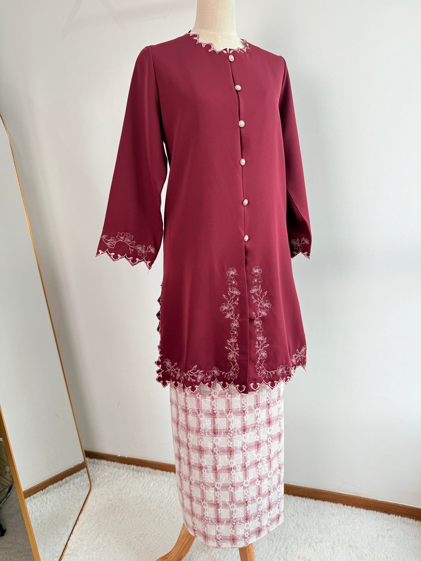 Kurung Sulam Sephia