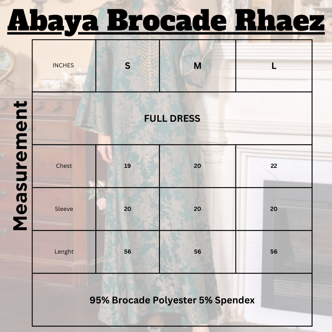 Abaya Brocade Rhaez