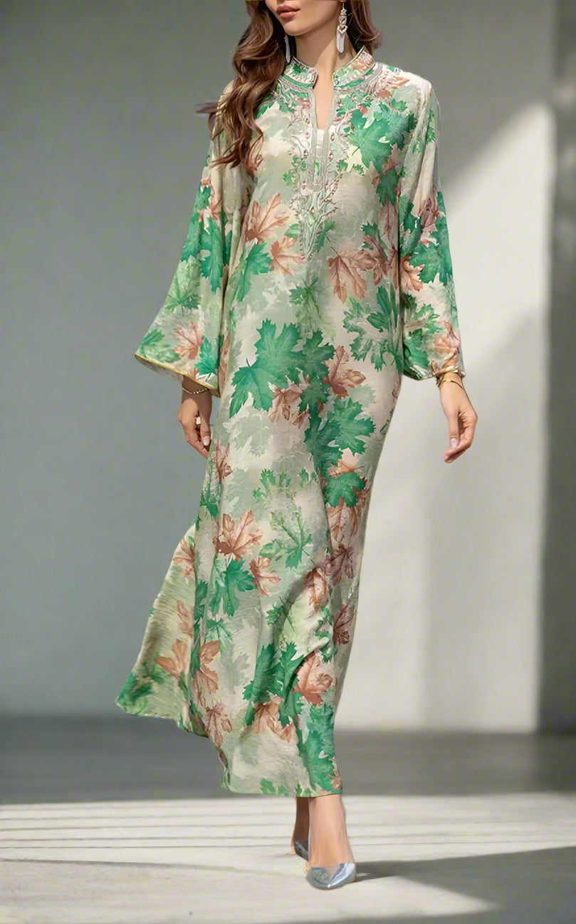 Caftan Green Leaves