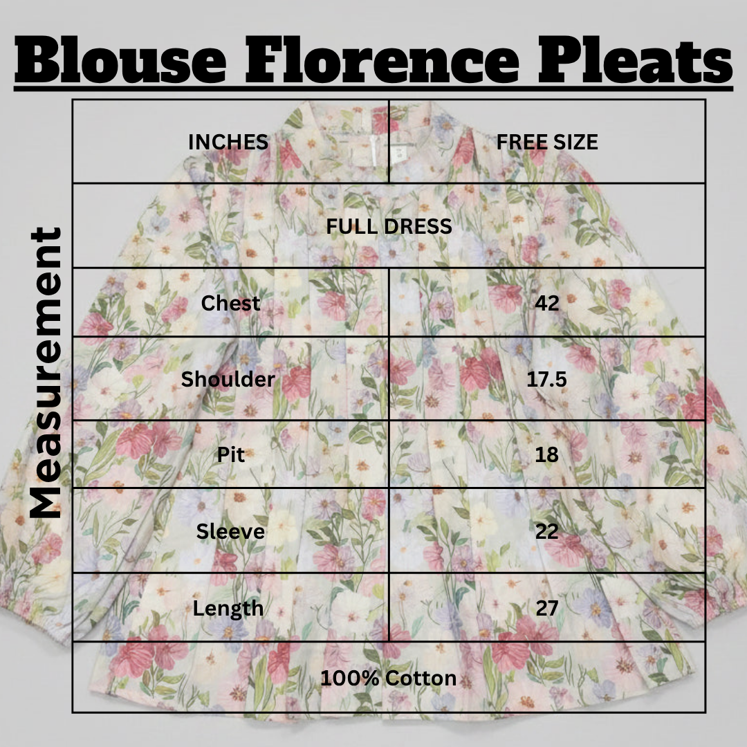 Blouse Florence Pleats