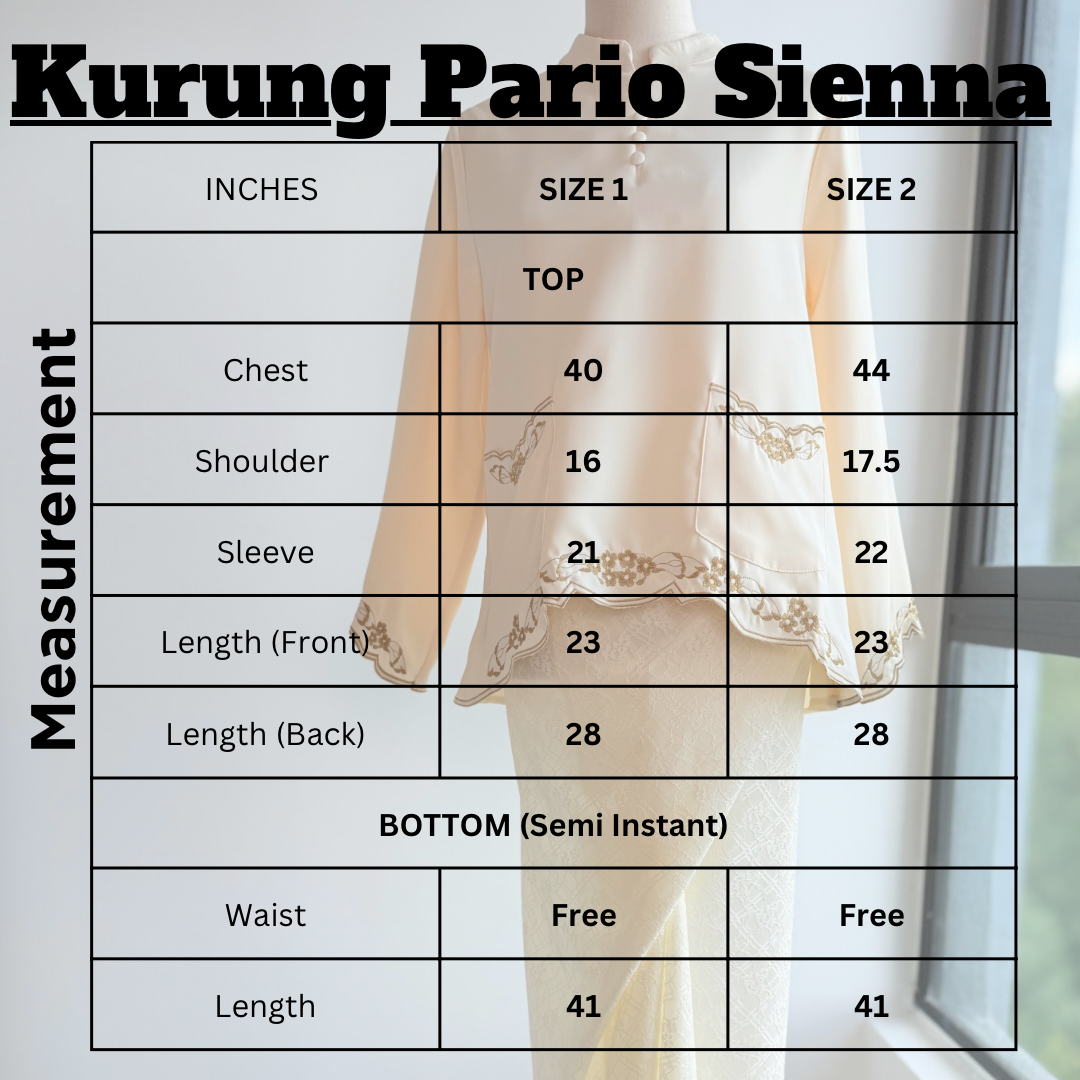 Kurung Pario Sienna