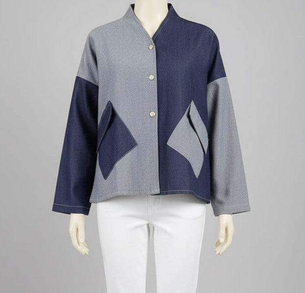 Millie Denim Top