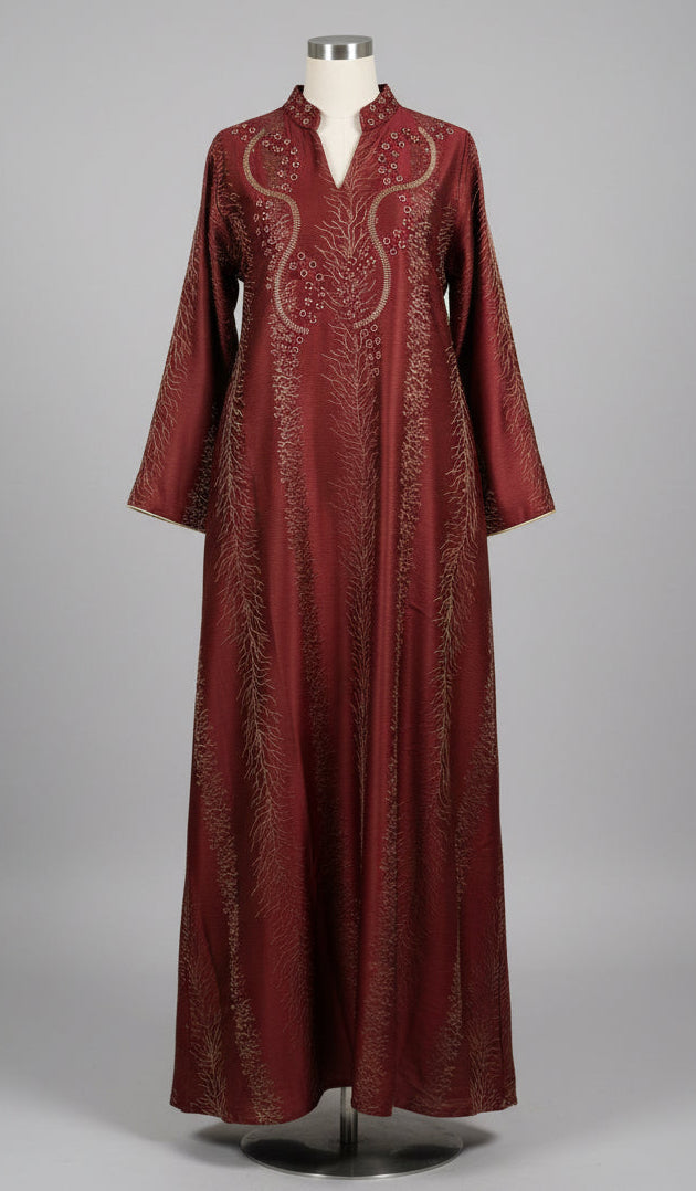 Abaya Rhaez Red